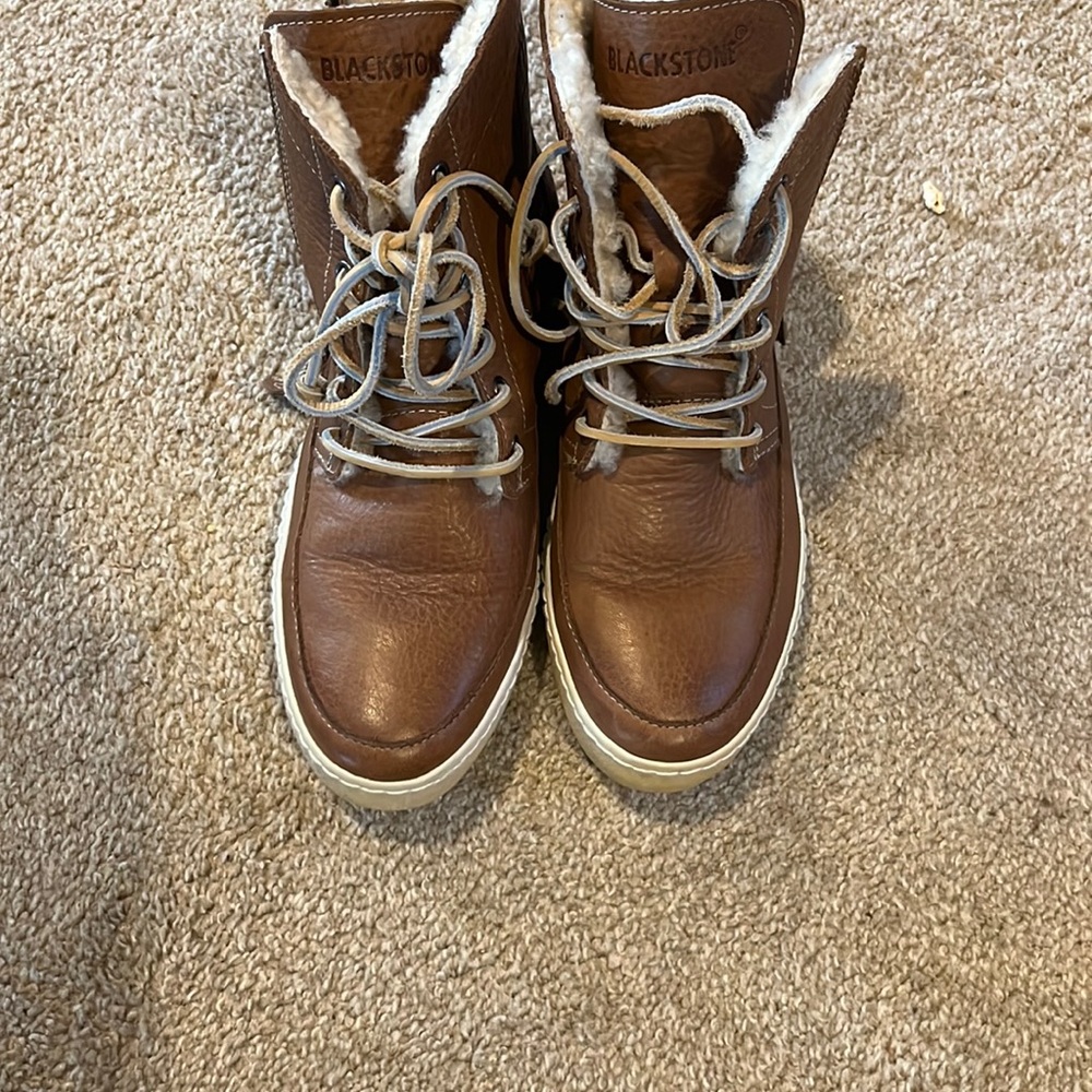 Cute brown boots!  Too small sadly.  Maybe wore once.